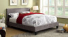 Marina Gray Fabric Platform Bed