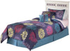 Kamila Twin Headboard Bed with Changeable Colors