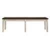 Fedele - Bench - Weathered Oak & Cream