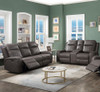 STRIKEOUT Chocolate Reclining Sofa & Loveseat