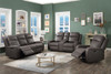 STRIKEOUT Chocolate Reclining Sofa, Loveseat & Recliner