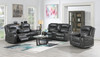 VINCIT Gray Reclining Sofa, Loveseat & Recliner