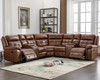 OMEGA Saddle 110" Wide Reclining Sectional