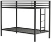 SAM Black Twin over Twin Bunk Bed
