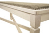 FLEMING White 50" Wide Dining Bench