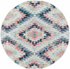 Chason Blue Multi 7'10" Round Rug