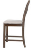 ALPINE Brown 19" Wide Counter Height Chair