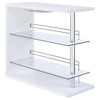 Prescott - Rectangular 2-shelf Bar Unit