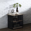 Zudora - Nightstand - Antique Oak & Black
