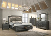 MARVILLA Gray LED Storage Bedroom