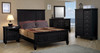 Lozano Black Panel Bed