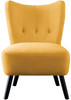 WILMA Yellow Accent Chair