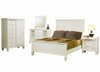 Lozano White Panel Bed