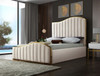 ATHENA Cream & Gold Velvet Bed