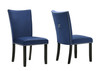 Clarice Blue Velvet Dining Chair