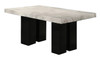 Clarice Gray Faux Marble 7 Piece Dining Set