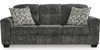 ZEKKI Gray Velvety Sofa & Loveseat