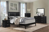 MELVIN Black Bedroom Set