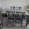 DAMIAN Gray 7 Piece Dining Set