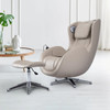 Bliss VL Taupe SL Track Swivel Massage Chair & Ottoman