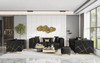 JOAO Black Luxury Sofa & Loveseat