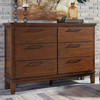 NELA Brown 65" Wide Dresser