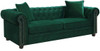 ISADORA Green Sofa & Loveseat