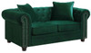 ISADORA Green Sofa & Loveseat