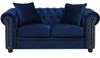 ISADORA Navy Blue Sofa & Loveseat