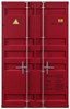 Red Container Twin over Twin Bunkbed