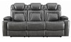 SENATOR Charcoal Powered Reclining Sofa & Loveseat