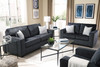 STELLAR Dark Gray Sofa & Loveseat