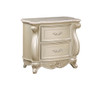Monique - Nightstand With Marble Top - Champagne