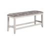 Richland - Counter Ht Bench - White