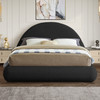 HORITO Black Faux Shearling Bed