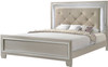 GIORGIA Champagne Lighted YOUTH Platform Bed with Trundle