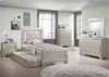 GIORGIA Champagne Lighted YOUTH Platform Bedroom Set with Trundle