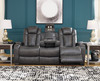 ERIKSON Gray Power Reclining Sofa & Loveseat