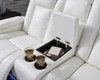 VIKTOR White Power Reclining Sofa & Loveseat