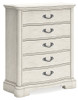Arlendyne - Five Drawer Chest - Antique White
