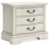 Arlendyne - Antique White - Three Drawer Night Stand