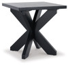 Joshyard - Black - Square End Table