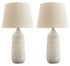 Willport - Ceramic Table Lamp (Set of 2) - Off White