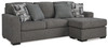 Gardiner - Sofa Chaise - Pewter