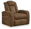 Wolfridge - Power Recliner/Adj Headrest - Brindle