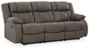 First Base - Gunmetal - Reclining Sofa