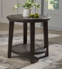 Celamar - Dark Brown - Round End Table