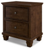 Danabrin - Brown - Two Drawer Nightstand