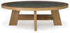 Brinstead - Light Brown - Oval Cocktail Table