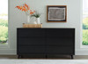 Danziar - Six Drawer Dresser - Black
